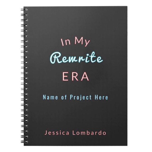 Writer Personalised Notebook (Front)