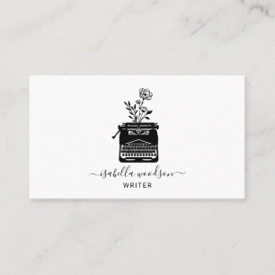 Writer Poet  Business Card