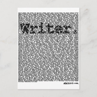 "Writer." Postcard