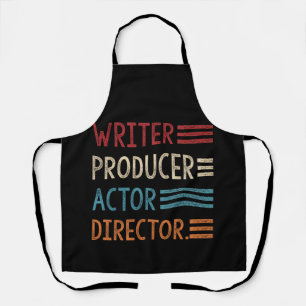 Writer Producer Actor Director Filmmaker Gifts Apron