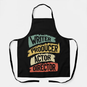 Writer Producer Actor Director Vintage Poem Apron