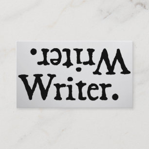 Writer. .retirW Business Card