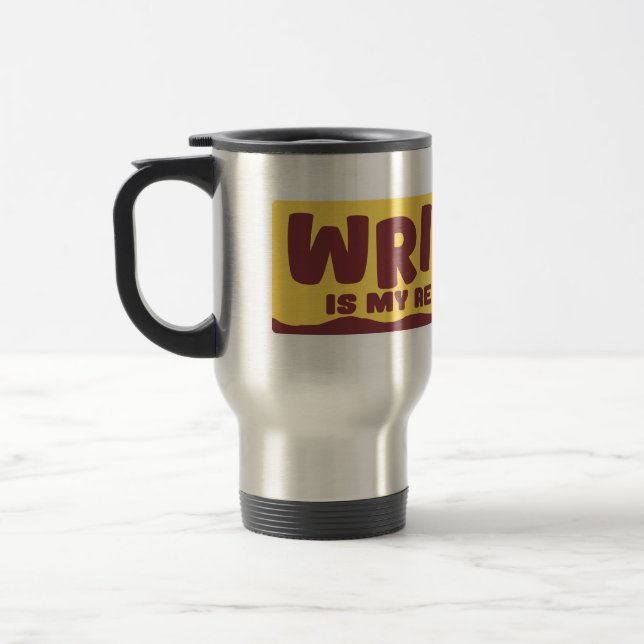 Writer Retreat Vintage Vacation Retro Travel Style Mug (Left)