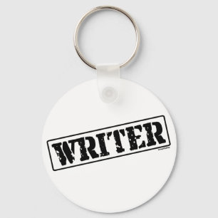 Writer Stamp Key Ring