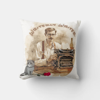 Writer Throw Pillow – Comfort Meets Creativity