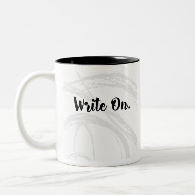Writer Two-Tone Coffee Mug (Left)