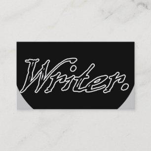 Writer Uncircled Business Card