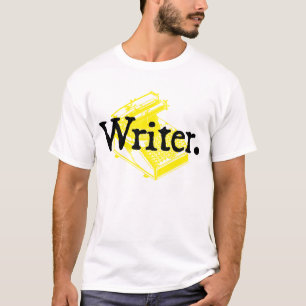 Writer. With Type Writing Machine T-Shirt