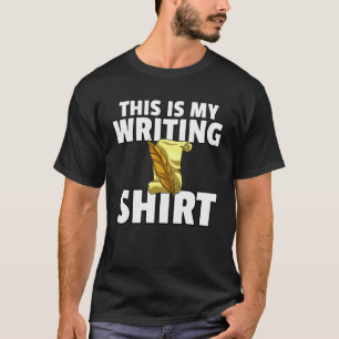 Writer Writing For Author Poet Typewriter T-Shirt