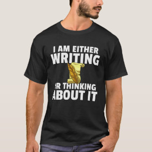 Writer Writing For Author Poet Typewriter T-Shirt