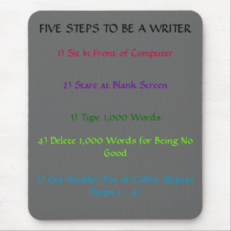 Writer's 5-Steps Mousepad