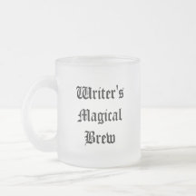 Writers Ancient Text Frosted Tea or Coffee Mug