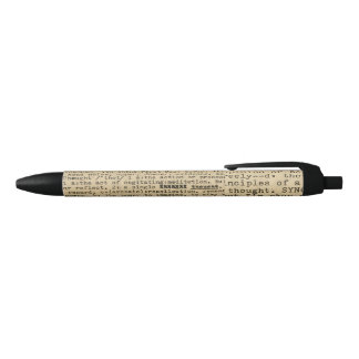 Writers Block Black Ink Pen