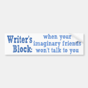 Writers Block: Bumper Sticker