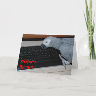 Writer's Block Card