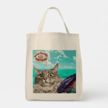 Writer's cat Tote Bag