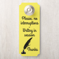 Writer's Do Not Disturb, Back Writing Complete