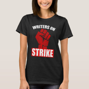 Writers Guild Of America On Strike Anti AI Chatbot T-Shirt