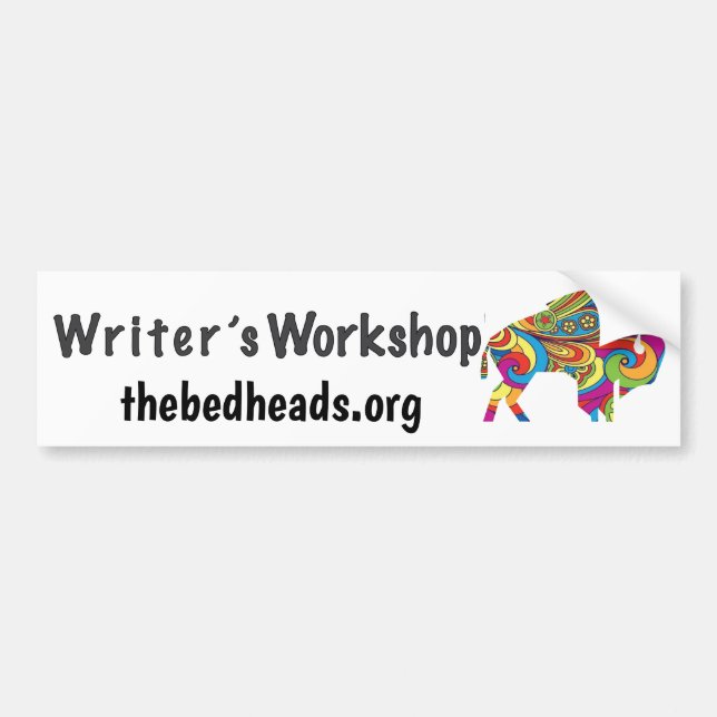 Writer's Workshop Bumper Sticker (Front)