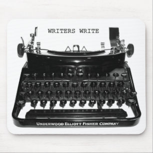 Writers Write Typewriter Mousepad