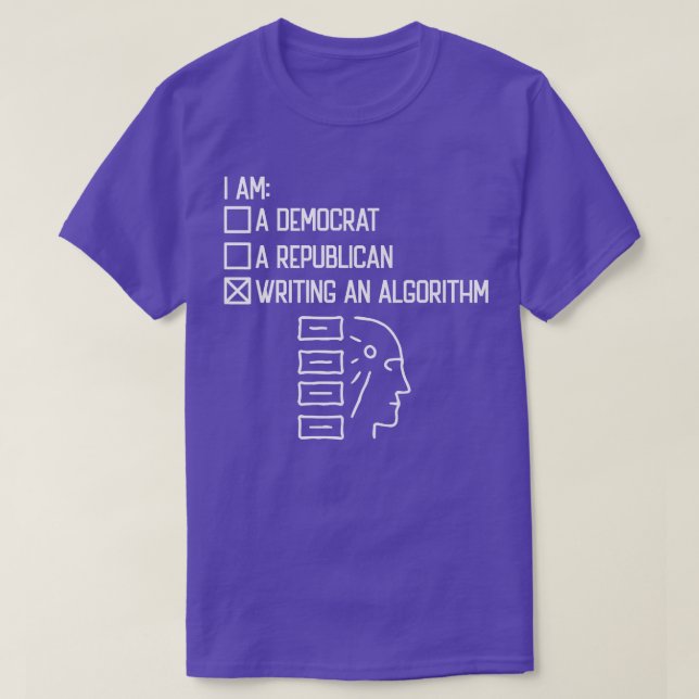 Writing An Algorithm - Data Scientist Engineer Dat T-Shirt (Design Front)