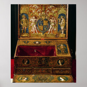 Writing box or table desk poster