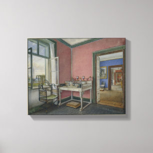 Writing cabinet of the crown princess canvas print