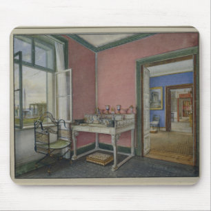 Writing cabinet of the crown princess mouse mat