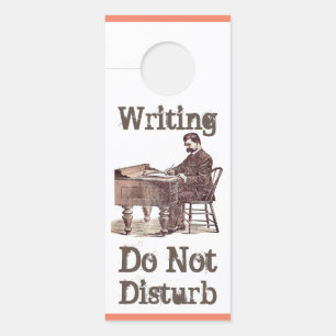 Writing - Do Not Disturb Door Hanger