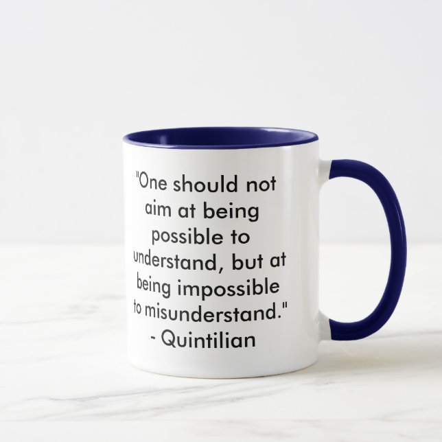 Writing & Editing Quotation Mug (Right)