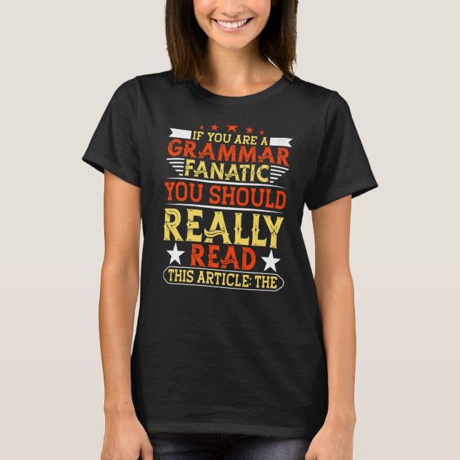 Writing For Authors And Writers  7 T-Shirt (Front)