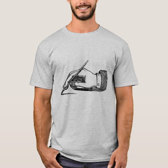 Writing Hand  T-Shirt (Front)