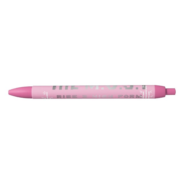 Writing Ink Colour: Black Ink Pen (Front)