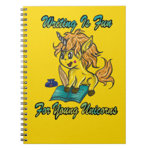 Writing Is Fun For Young Unicorns Notebook