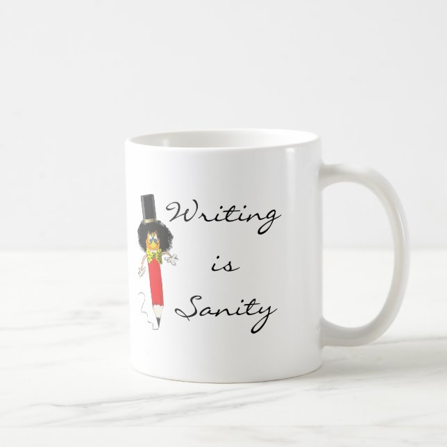 Writing is Sanity -- Writer's Mug (Right)
