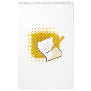Writing Lover  Calendar