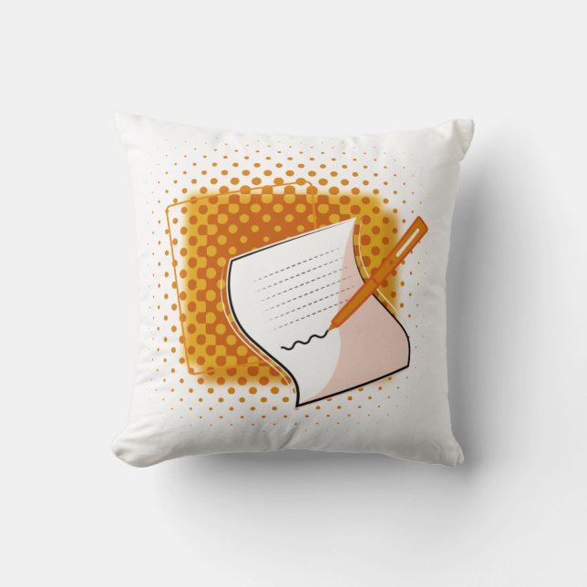 Writing Lover  Cushion (Front)