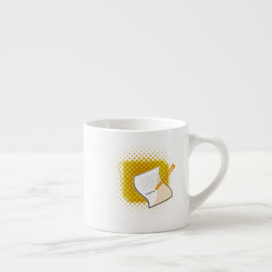 Writing Lover  Espresso Cup