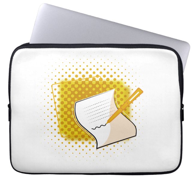 Writing Lover  Laptop Sleeve (Front)