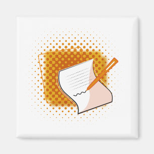 Writing Lover Magnet