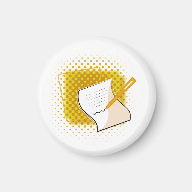 Writing Lover  Magnet (Front)