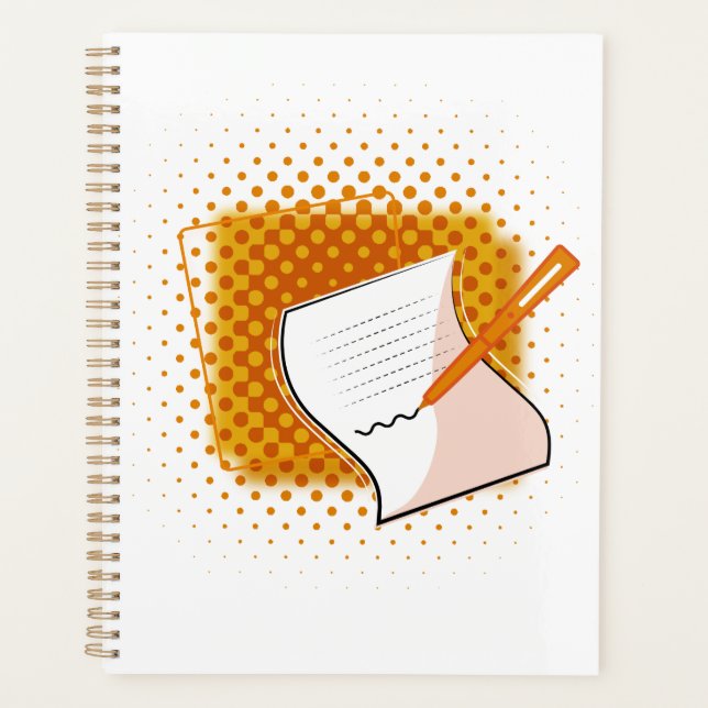 Writing Lover  Planner (Front)