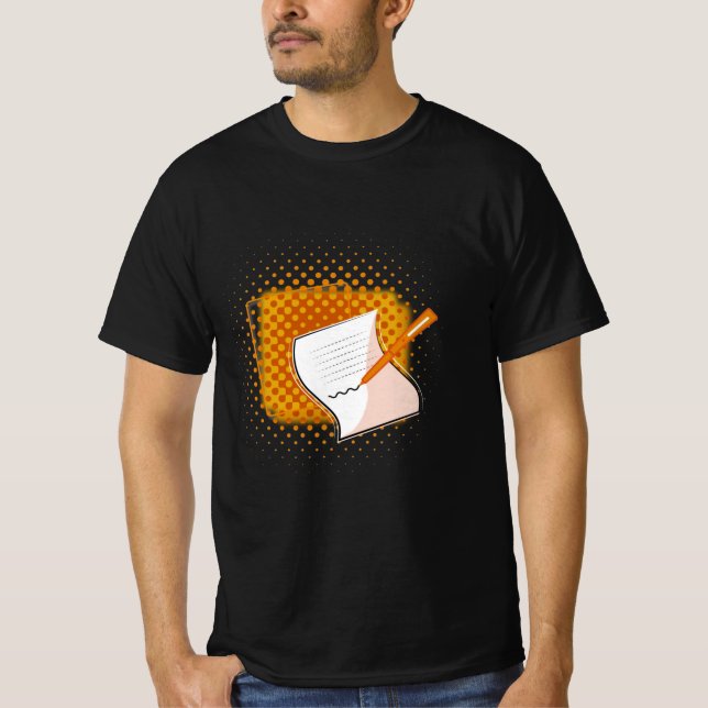 Writing Lover  T-Shirt (Front)