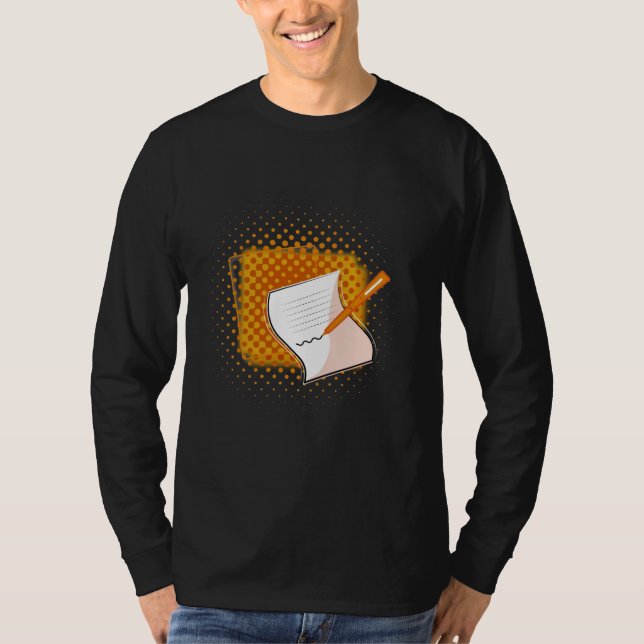 Writing Lover T-Shirt (Front)