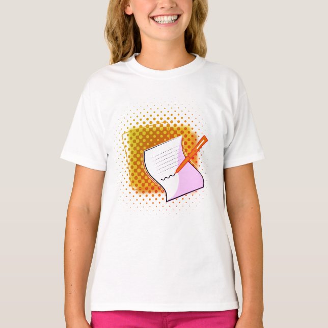 Writing Lover  T-Shirt (Front)