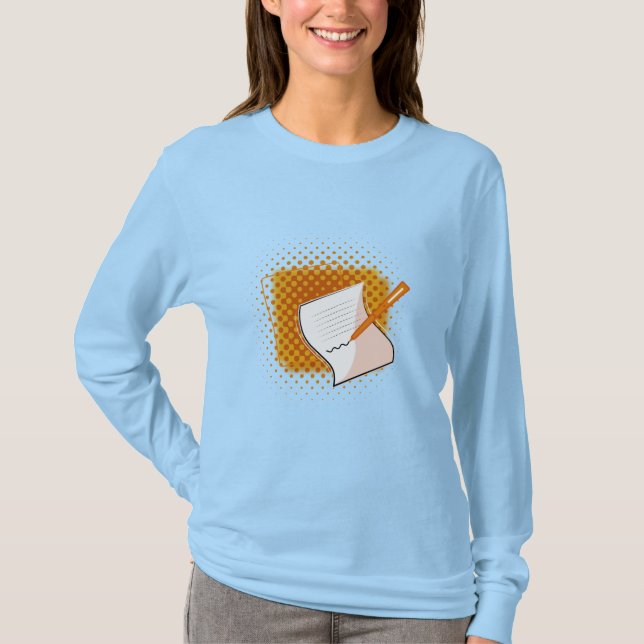 Writing Lover  T-Shirt (Front)