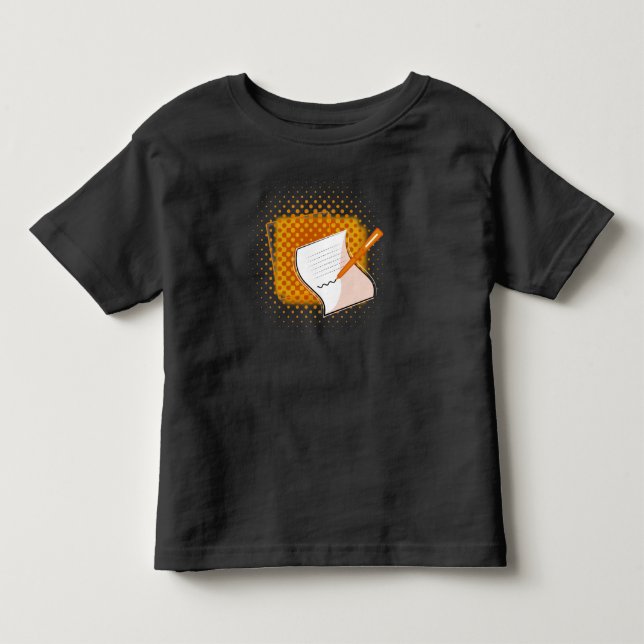 Writing Lover  Toddler T-Shirt (Front)