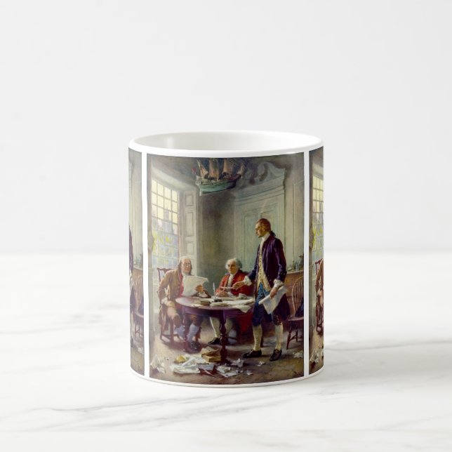 Writing of the Declaration of Independence Coffee Mug (Center)