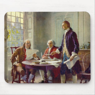 Writing of the Declaration of Independence Mouse Mat