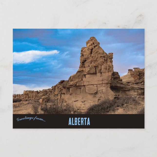 Writing on Stone Provincial Park Alberta Postcard (Front)